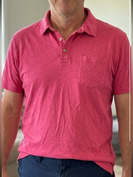 Sonoma Other - Sonoma Bright Pink Polo with Chest Pocket Size XL